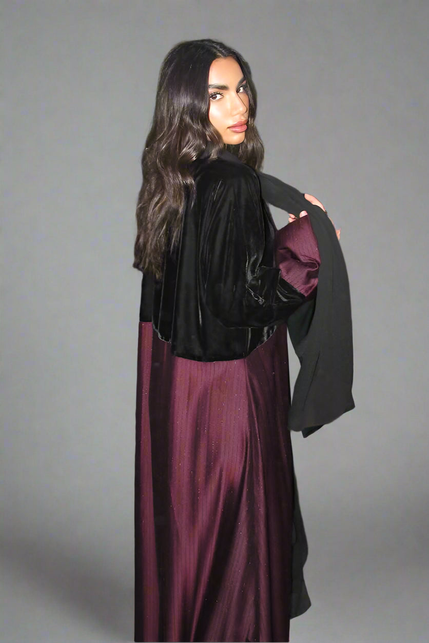 Half Velvet Abaya