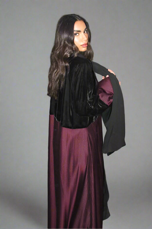 Half Velvet Abaya