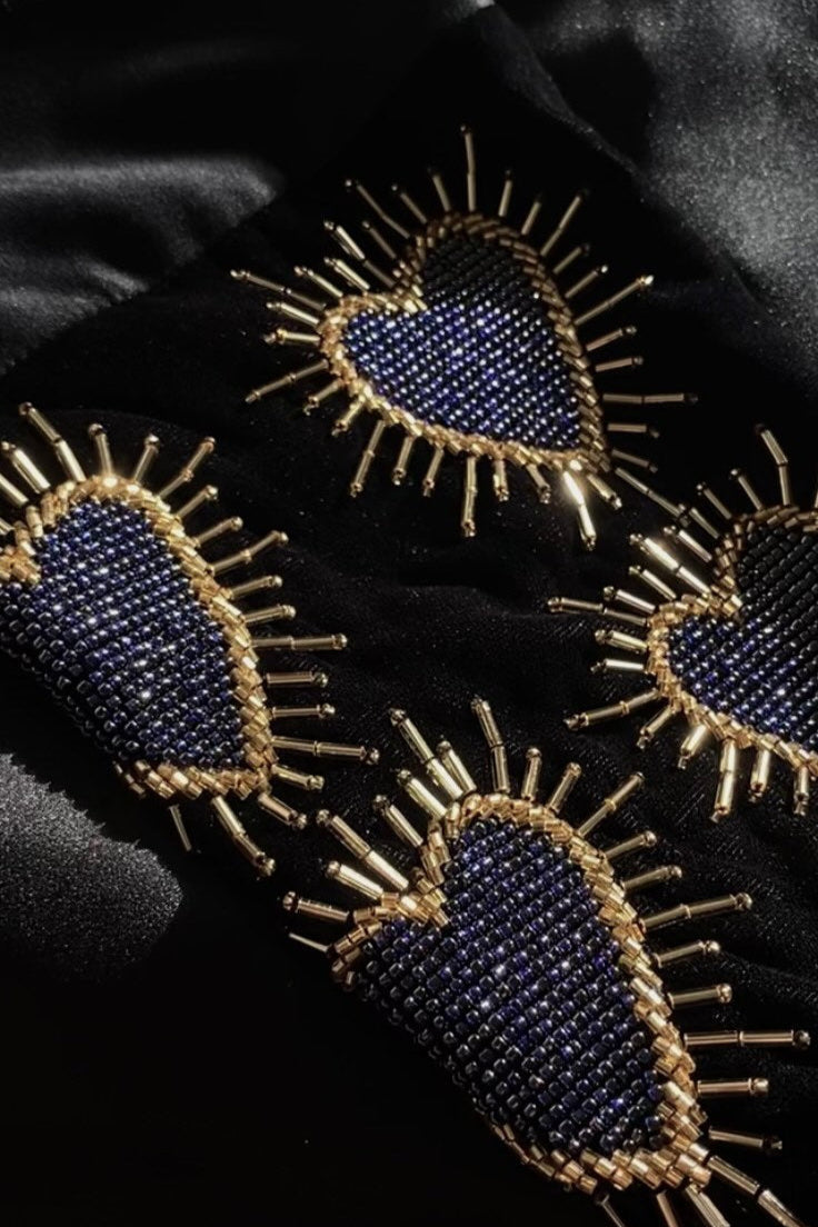 Hearts Sleeve Abaya